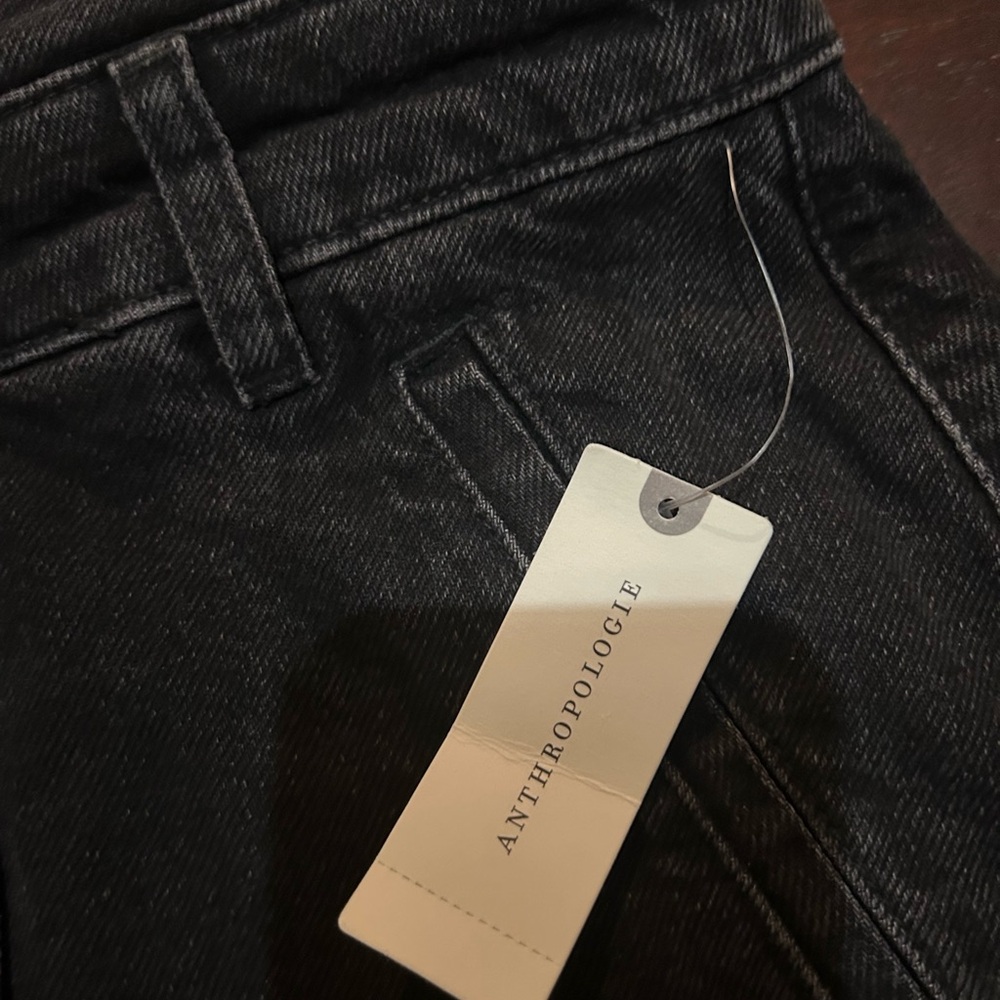 Anthropologie Black Asymmetrical Skirt - Picture 3 of 5